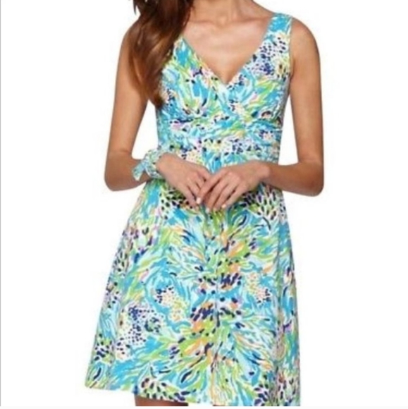 Lilly Pulitzer Shianne dress in sea soiree print - Picture 2 of 8
